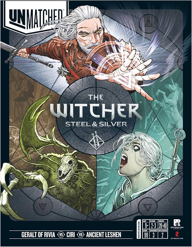 Unmatched The Witcher Steel and Silver