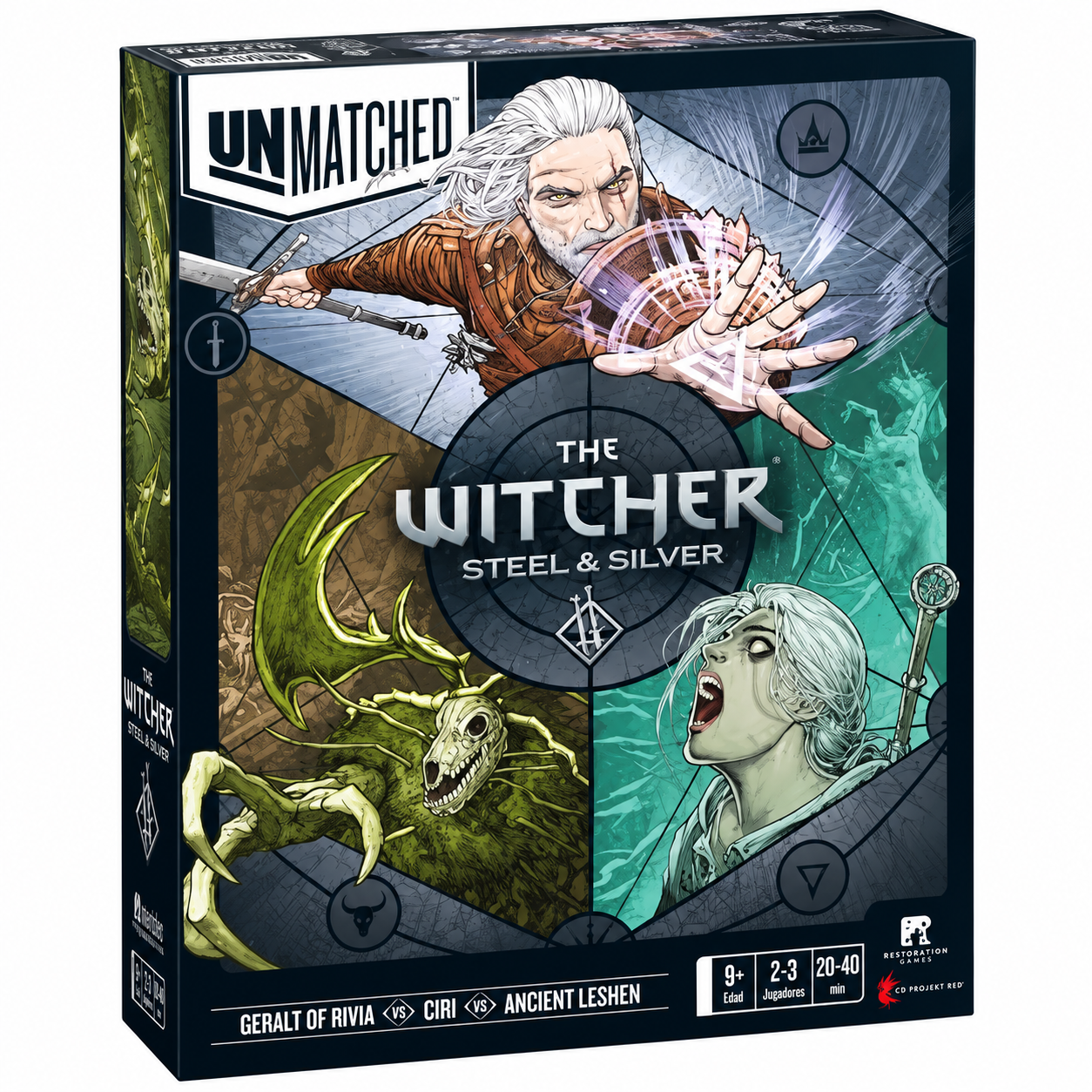 Unmatched The Witcher Steel and Silver