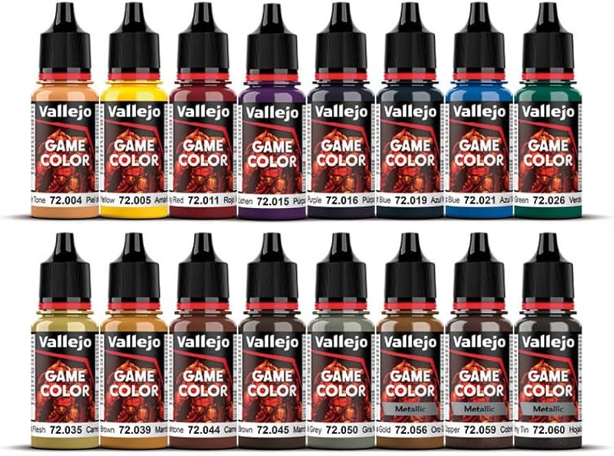 Game Color Set Pintura Vallejo Avanzado 16 Pza - Imagen 2